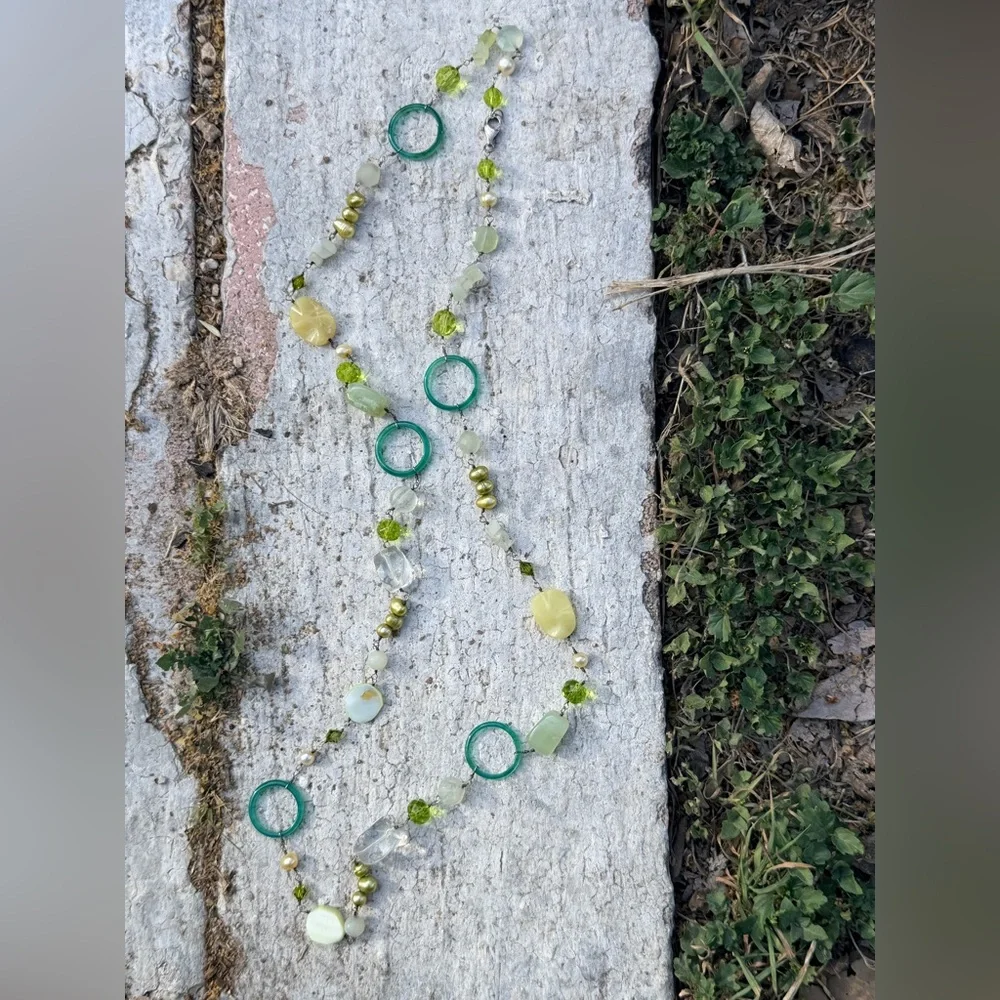 Vintage long beaded